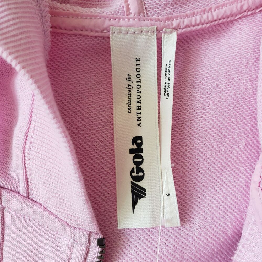 NEW Gola x Anthropologie Direct Kick Twofer Preppy Soccer Romper Light Pink - Picture 6 of 13